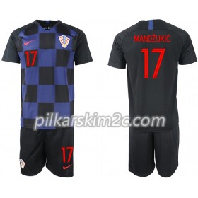 Koszulka Chorwacja MANDZUKIC 17 Dziecięca Precz Mistrzostwa Świata 2018 - Koszulki Piłkarskie